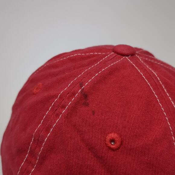 Psycho Bunny By Robin Godley Slideback Hat Red One Size Adjustable - Picture 7 of 10